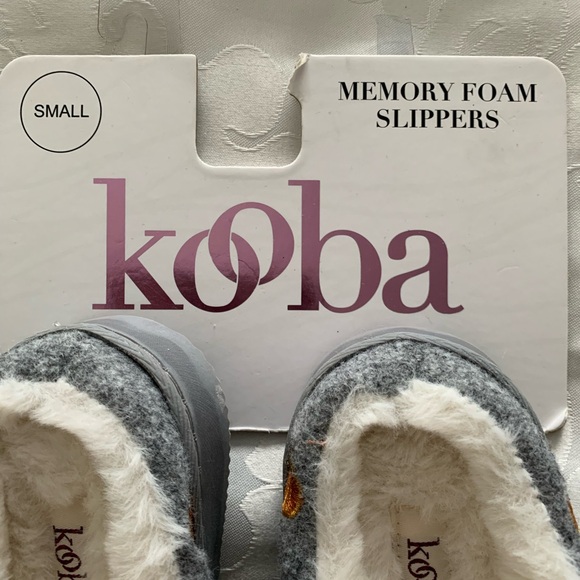 Kooba woman’s memory foam slippers New size small 5-6 - Picture 3 of 6